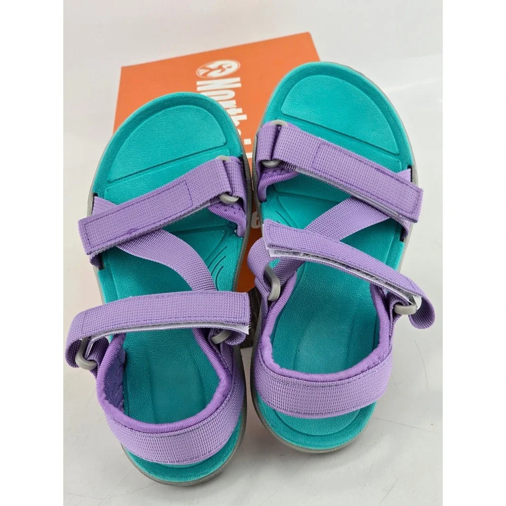 Northside Bayview Sport Sandal Kids 13 Lilac Purple Teal Strappy‎ -New
